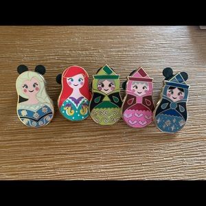 Disney Nesting Doll Princess Pins